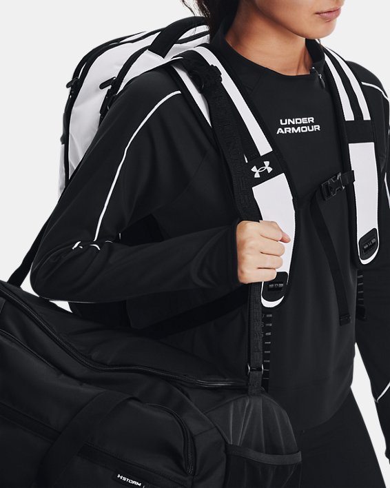 UA Hustle Pro Backpack, White, pdpMainDesktop image number 7